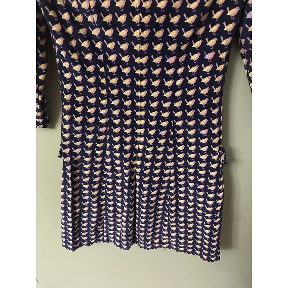 Boden Hartland Corduroy Dress Bird Print Navy Blue Size 2R Mini Animal Print - Picture 7 of 10